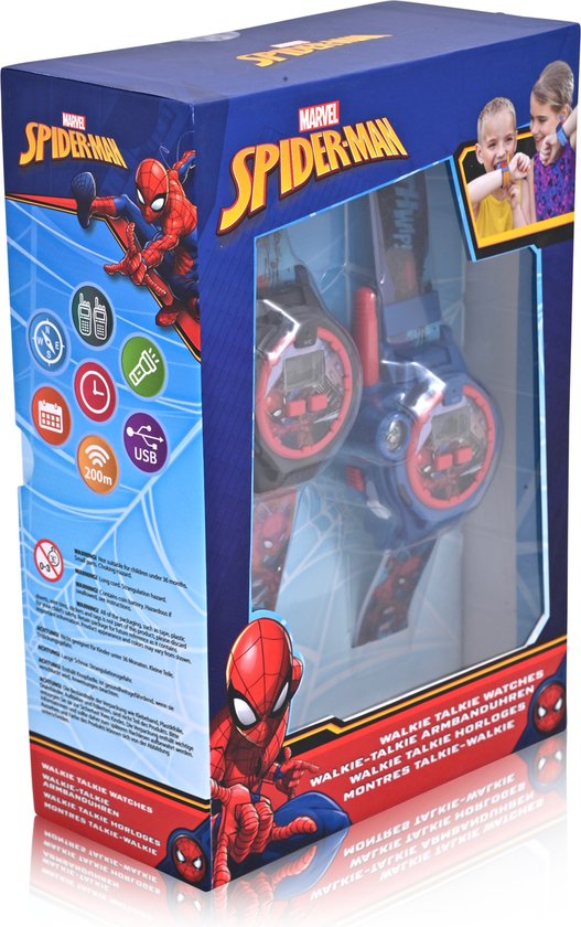Accutime - Montre-bracelet talkie-walkie Spider-Man - Set de 2