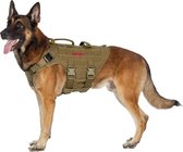 Harnais pour chien X-Destroyer, harnais tactique pour chien, 3 poignées, robuste, avec boucles en métal