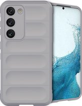 iMoshion Hoesje Geschikt voor Samsung Galaxy S23 Hoesje Siliconen - iMoshion EasyGrip Backcover - Grijs
