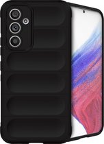 iMoshion Hoesje Siliconen Geschikt voor Samsung Galaxy A54 (5G) - iMoshion EasyGrip Backcover - Zwart