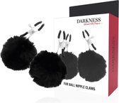 DARKNESS - NIPPLE Clamps with POM POMS