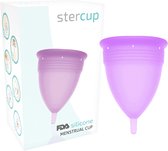 Stercup - purple menstruatiecup - siliconen cup - maat L.