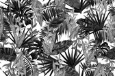 Fotobehang Tropische Bladeren - Vliesbehang - 416 x 254 cm