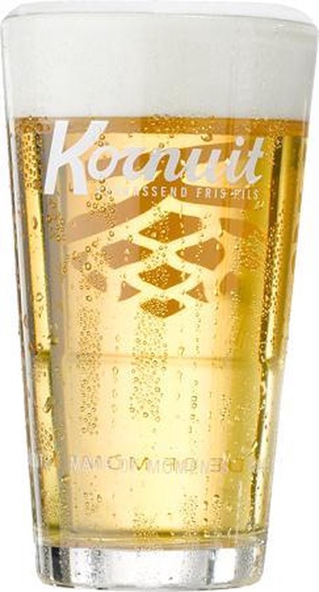 Kornuit - Unieke Bierglazen Set - 3 x origineel Kornuit stapelglas - 25cl. Cadeau-verpakking