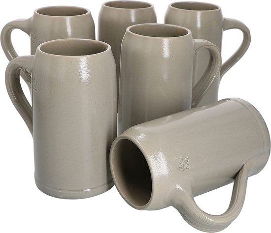 MamboCat Set 6 Piatti Piani In Terracotta Per Natale 26,8 Cm - Albero E Righe Verdi, Adatti A Microonde E Lavastoviglie