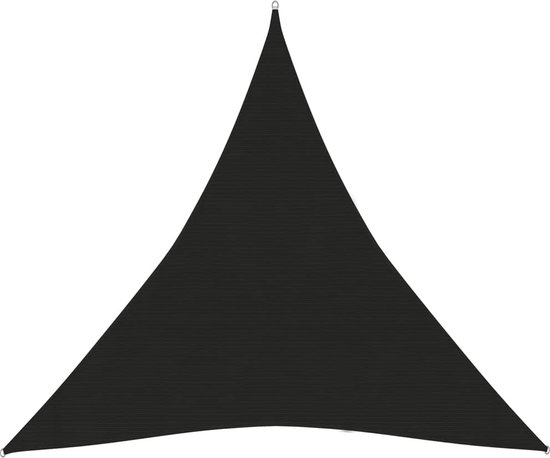 vidaXL - Zonnezeil - 160 - g/m² - 5x5x5 - m - HDPE - zwart