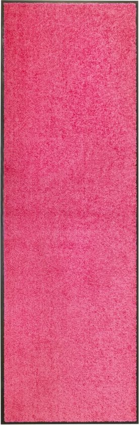 vidaXL - Deurmat - wasbaar - 60x180 - cm - roze