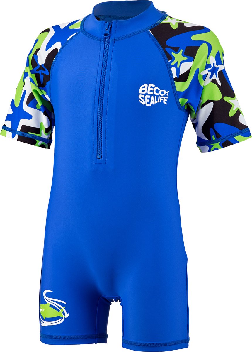BECO-SEALIFE® rashguard suit - blauw - maat 140-146
