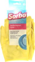 Sorbo Gants de ménage - taille S - jaune - extra longs - gants de nettoyage