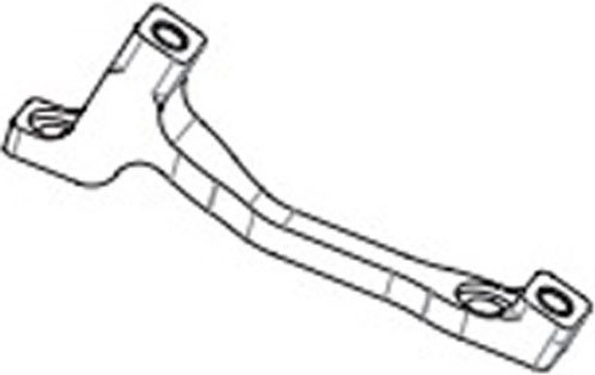Hope L Postmount Schijfremklauwadapter Zwart 180 mm