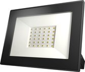 HOFTRONIC - Lumos LED Breedstraler - 30W 2880 Lumen Vervangt 160 Watt - 6500K daglicht wit - IP65 schijnwerper - Hoogwaardige OSRAM LED Chips - Floodlight