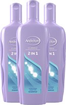 Andrélon 2in1 Shampoo - 3 x 300 ml - Voordeelverpakking