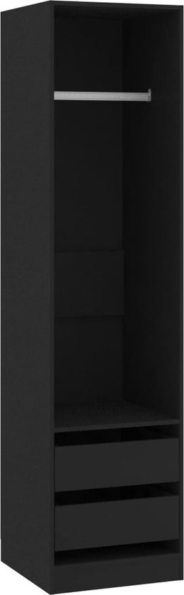 vidaXL-Kledingkast-100x50x200-cm-bewerkt-hout-grijs