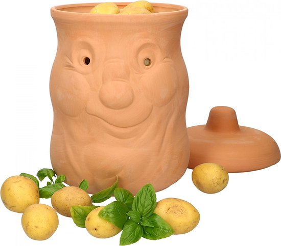 MamboCat Terra Potten MamboCat Aardappelpot Van Terracotta, Voor Het