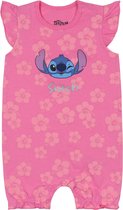 STITCH Disney - Babyromper, roze, katoen / 62