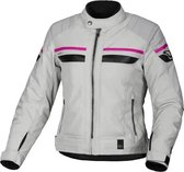 Macna Oryon Dames Light Grey Jackets Textile Waterproof Ladies S - Maat - Jas