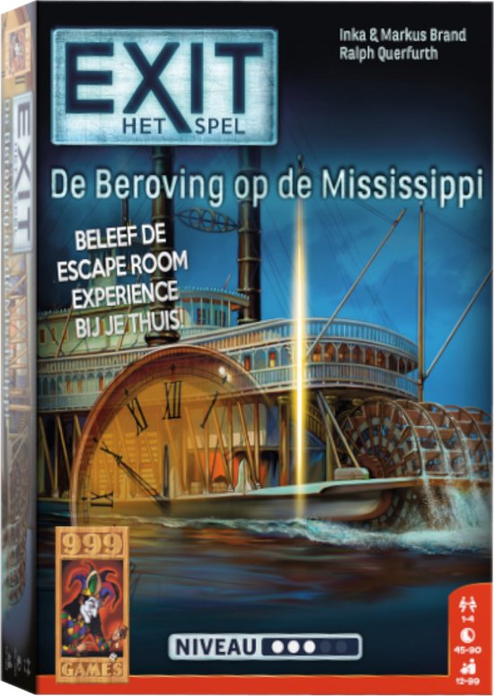EXIT - De beroving op de Mississippi Breinbreker - 999 Games