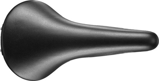 Selle De Vélo San Marco Rolls Le Classiche - Cuir Lisse - Rails Titane - Taille Unique - Pour Route, VTT, Ville