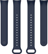 Siliconen bandje - geschikt voor Xiaomi Smart Band 8 / Mi Band 8 - donkerblauw