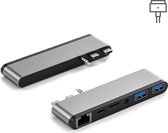 iMounts MacBook Pro 14" 16" inch usb-c hub - USB3.0 Micro SD reader - 2021 - 2023 - Space Gray