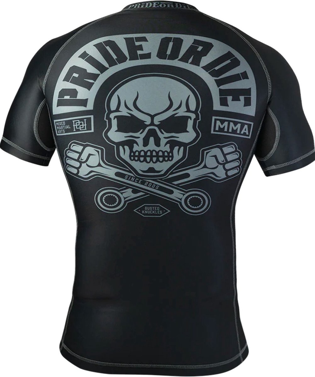 PRIDE or Die Rash Guard Busted Knuckles - XXXL