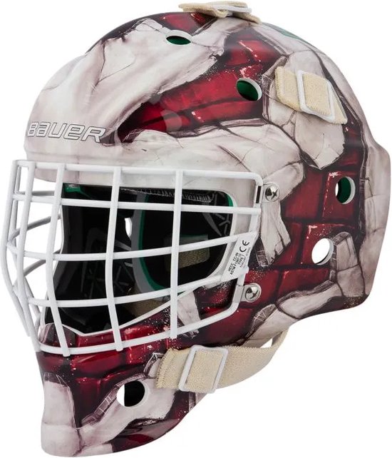 Goalie Ice Hockey Helmet Bauer Yth NME4 XS Wall Masque de gardien de but  Yth XS | bol
