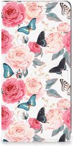 Flipcase Cadeautjes voor Moederdag Xiaomi Redmi Note 12 Pro Plus Smartphone Hoesje Butterfly Roses