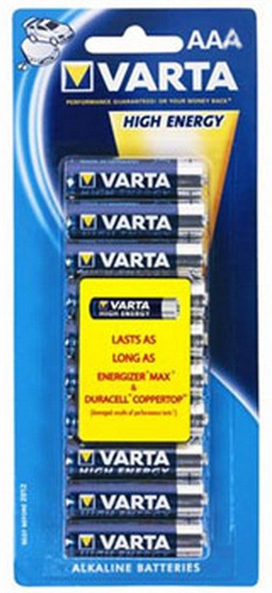 Varta Longlife Power AAA Batterijen - 10 stuks - Varta