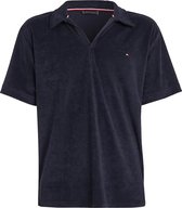 Tommy Hilfiger Terry polo heren donkerblauw