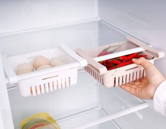 Support d'étagère pour réfrigérateur et congélateur, organisateur