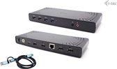 i-Tec USB Universal Docking Station 2 x HDMI + Ethernet + USB A + Audio/Mic + 100W opladen
