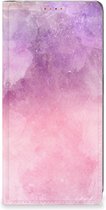 Leuk Telefoonhoesje Xiaomi Redmi Note 12 Pro Plus Bookcase Cover Pink Purple Paint