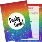 Uitnodiging kinderfeestje - Voordeelset 20 stuks - Beschrijfbaar - Uitnodigingskaarten - Uitnodiging verjaardag - uitnodiging verjaardag feest - Uitnodiging kinderfeestje Jongen of Meisje - Uitnodiging feestje - uitnodigingen - Party