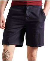 Superdry Linen Cali Beach Korte Broeken - Heren - Atlantic Navy - 30