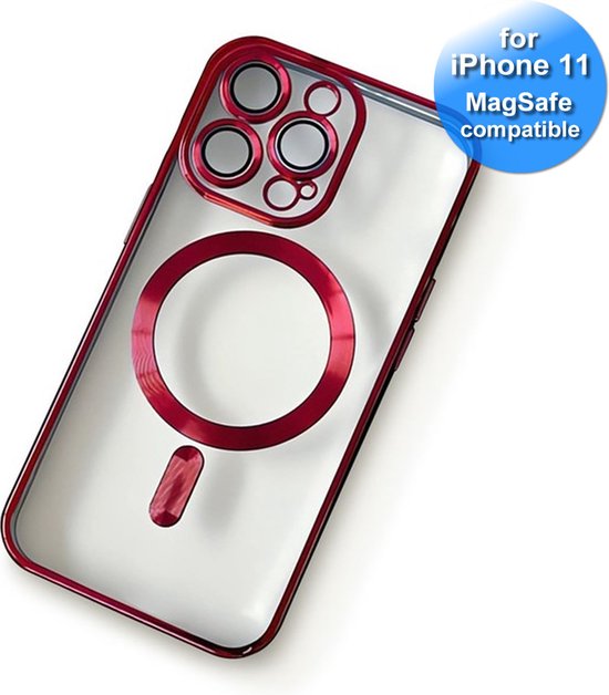 Coque iPhone 11 Transparente Siliconen MagSafe - avec Protection d'Objectif  - iPhone... | bol.com