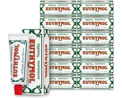 Euthymol - Originele tandpasta - 12X 75ml - Voordeelverpakking