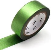 Washi Tape Groen / Geel met glans - MT masking tape, 7m series: yellow green (high brightness)