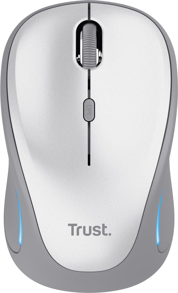 Trust Yvi FX - Draadloze Muis – Wit - Compact - Linkshandig en Rechtshandig