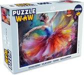 Puzzel Schilderij - Olieverf - Dans - Ballerina - Legpuzzel - Puzzel 1000 stukjes volwassenen