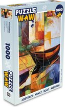 Puzzel Abstract - Kunst - Boot - Kleuren - Legpuzzel - Puzzel 1000 stukjes volwassenen