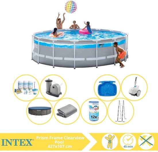 Intex Prism Frame set zwembad 427 x 107 cm bestellen