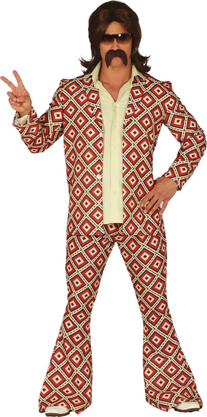 Deguisement disco retro a carreaux homme Deguisements adultes bol