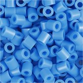 Strijkkralen, afm 5x5 mm, gatgrootte 2,5 mm, medium, blauw (32238), 6000 stuk/ 1 doos