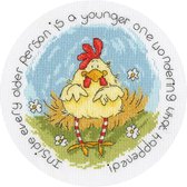 Bothy Threads Margaret Sherry Spring Chicken borduren (pakket) XMS39