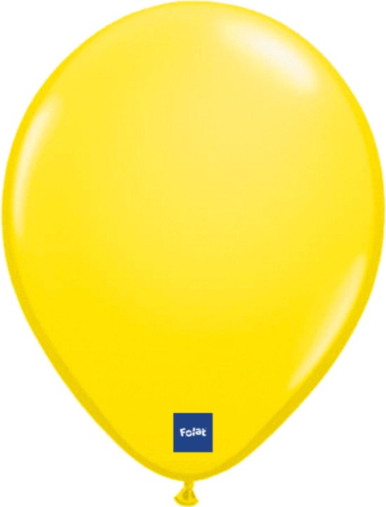 Folat - Folatex ballonnen Geel 30 cm 100 stuks