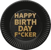 Happy Birthday Fucker Borden 23cm - 8 stuks