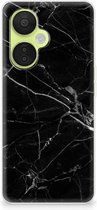 Smartphone hoesje OnePlus Nord CE 3 Lite Transparant Hoesje Marmer Zwart