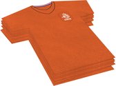 Folat - Voetbal shirt Oranje Servetten - 20 stuks - EK voetbal 2024 - EK voetbal versiering - Europees kampioenschap voetbal
