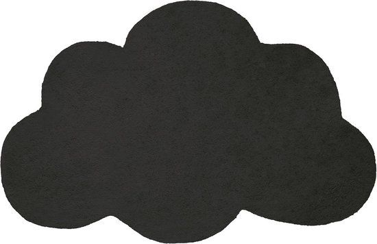 lilipinso - vloerkleed wolk - zwart - babykamer