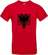 Albanië T-shirt Rood